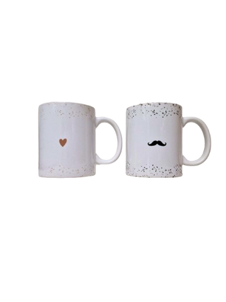 Ceramic Mug 11oz - Couples Personalized with Name