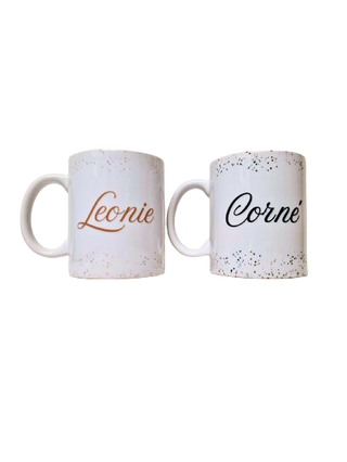 Ceramic Mug 11oz - Couples Personalized with Name