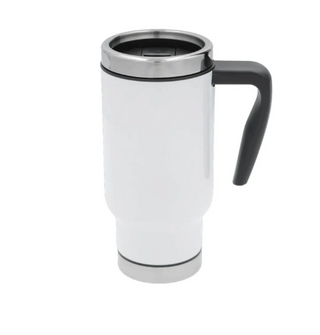 Reisbeker van RVS 500ml - Gepersonaliseerd met Naam
