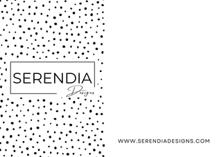Serendia Designs - cadeaubon
